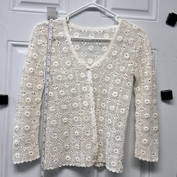 Handmade Crochet Sweater Small AAA3947 - Picture 4 of 8